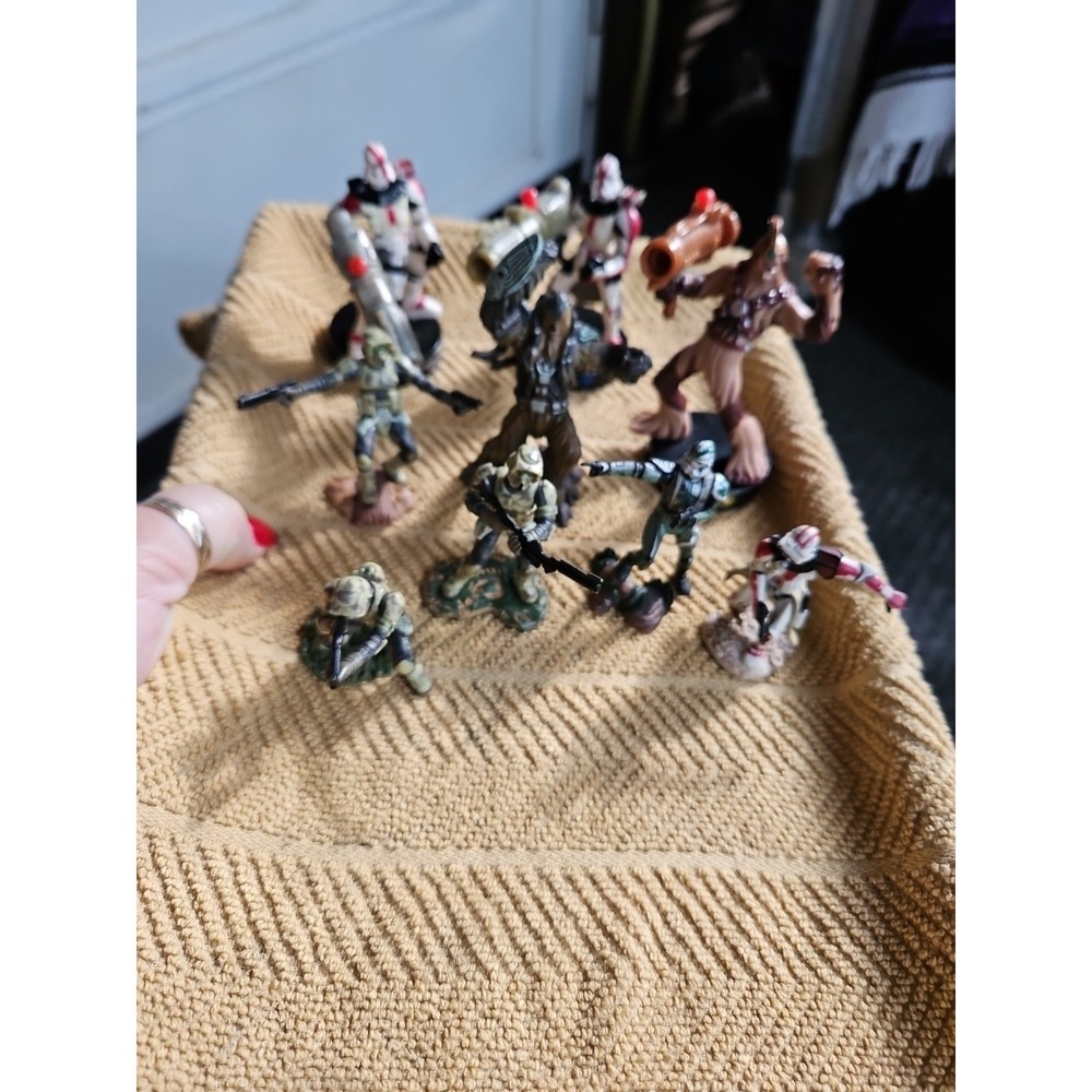 9 Star Wars Battle Packs Unleashed‎ Clone Troopers Wookie Lot & Heroclix